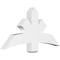 Ekena Millwork Davenport Architectural Grade PVC Gable Bracket, 48"W x 24"H x 4"D x 6"F, 12/12 Pitch GBP048X24X0406DAV00 - alternate 1